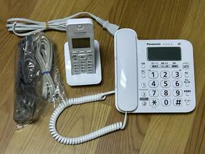 Panasonic 電話機 VE-GD27DL-W