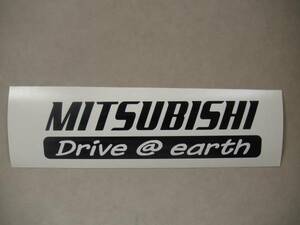『MITSUBUSHI Drive@earth』　パロディステッカー　2枚組