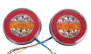 LED テールランプ シーケンシャル ウインカー 左右 ２個 セット ジムニー SJ30 JA11 JB23 クロカン ボート トレーラー 等 汎用 タイプ１