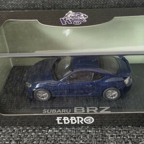 EBBRO 1/43 SUBARU BRZ G.Blue エブロ スバル ギャラクシーブルー ミニカー モデルカー 【キレイ目】エブロの画像1