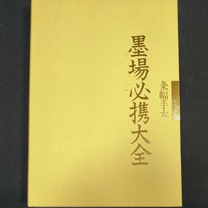 条幅手本　墨場必携大全　一、二巻　日本書道協会　非売品 大型本