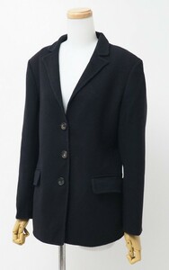 TF8720＝イタリア製*ジルサンダー/JIL SANDER*ウール*テーラードジャケット*長袖*サイズ34*ネイビー系