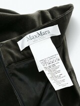 MG0615◆イタリア製*マックスマーラ*MaxMara*コットンベロア*セットアップスーツ*ジャケット+フレアスカート*36*グレー_画像10