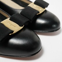 GP4190▼イタリア製▼サルヴァトーレフェラガモ Salvatore Ferragamo*VARA*ヴァラリボン*パンプス*靴*5.5C(22.5cm相当)*ブラック_画像5