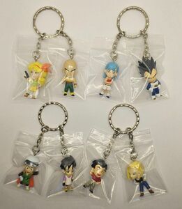 ドラゴンボール フィギュア キーホルダー ペアキーホルダー Z戦士たちの恋愛編 超美品 レア レトロ