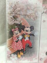 【即決】TDR ディズニー　桜　Spring Season 一筆箋　封筒　2017　ミッキー　ミニー　実写_画像2