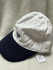 TDR GAP ディズニー　ミッキー　コラボ　キャップ　 帽子　KIDS キッズ　52-54ｃｍ　定価4300円