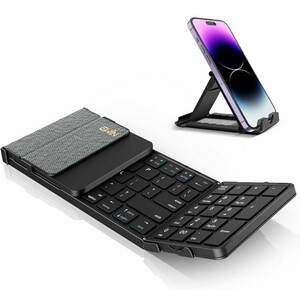 EWIN bluetooth キーボード 折りたたみ ワイヤレス キーボード テンキー搭載 3つデバイス同時切替可能 USB充電 Windows//Android/Mac/iOS