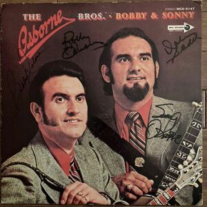 サイン入り　The Osborne Bros Bobby & Sonny オズボーンブラザーズ　カントリー　ブルーグラス