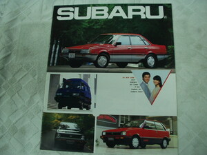  Subaru general catalogue Showa era 54 year 1984 year Leone Domingo Justy - Sambar Showa Retro high speed have lead .. virtue Showa era 40 year man 