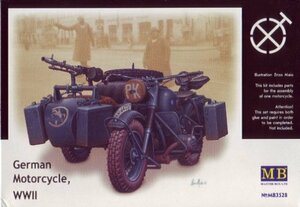 マスターボックス 1/35 独 BMW-R75軍用サイドカー