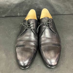 Z1163 Berluti ベルルッティ 表記サイズ7 (25.5〜26cm位) レザー ドレスシューズ 黒 革靴 ビジネスシューズ