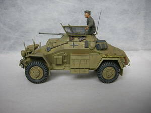 【プラモデル 完成品 1/35　WWⅡ　ドイツ軍　4輪装甲偵察車　sd.kfz.222】