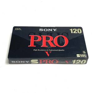 未開封 SONY PRO V 120 SVHS ビデオカセットテープ