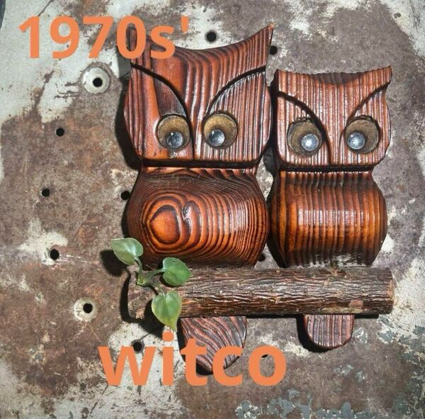 1970年代　witco アメリカビンテージ　ウォールデコ　mcm
