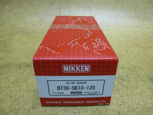 新品未開封 日研工作所 NIKKEN スリムチャック BT30-SK10-120 BTシャンク 工作機械工具 治具 ツーリングチャック ミーリング 旋盤 3