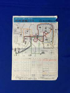 レB581ア●【チラシ】 「名所遊覧バス」 奈良交通観光バス 春日大社/法隆寺/天理/平城/コース/料金/発車時間/交通図/昭和レトロ