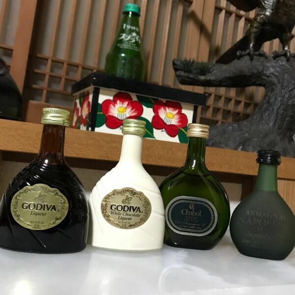 【古酒】ミニボトル4本セット Godiva chabotvsop napoleon