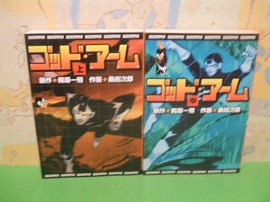 ☆☆☆ゴッドアーム　マンガショップシリーズ5☆☆上・中・下巻の内2冊上・中巻　全巻初版　桑田次郎　梶原一騎　NSS