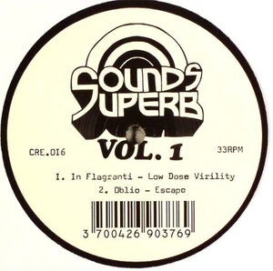 試聴あり★同梱可★V.A. - Sounds Superb Vol. 1 [12”]CodekIn FlagrantiFreddie Masディスコエレクトロ