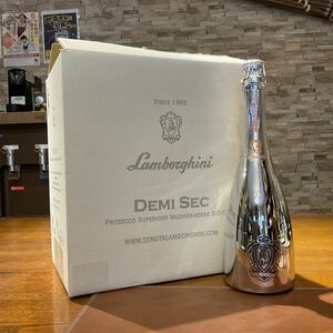 【未開栓】ランボルギーニ デミセック プラチナ ヴァルドッビアデネ Lamborghini DEMI SEC D.O.C.G 750ml 11% 1132684