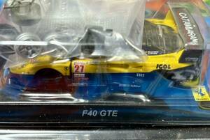 京商 1/64 Ferrari レーシングコレクション2 フェラーリ F40 GTE #27 外箱、カード無し 新品未組立品
