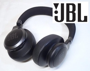 2104[A]動作品!!◆JBL◆Live 660NC/ワイヤレスオーバーイヤー ヘッドホン ヘッドセット/ノイズキャンセリング/黒 ブラック/Bluetooth