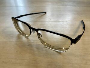 OAKLEY CATHODE RXメタルフレーム OX3233-0154 Stain Black 中古良品 度入りレンズ使用不可 メガネフレーム オークリー