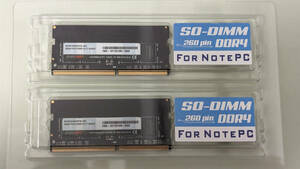 CFD ノートPC用メモリ SO-DIMM PC4-19200 DDR4-2400 ４GB×２枚