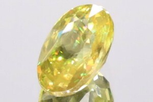 VS 【高品質】通常光下でも綺麗なラスター 天然 スフェーン 0.92ct 天然石 ルース オーバル 7.0 x 5.2mm | マダガスカル産 [鑑別済ロット]