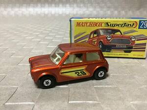 m29】 MATCHBOX マッチボックス No.29 RACING MINI ミニカー 当時物 レトロ 昭和レトロ レア物 希少 ヴィンテージ