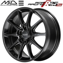 MID RMP RACING R25 Plus ホイール4本 ディープチタンシルバー 8.0J-18インチ 5穴/PCD114.3 インセット+45_画像1