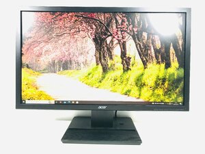 中古動作品　Acer(エイサー)/23.6型ワイド液晶/V246HQL