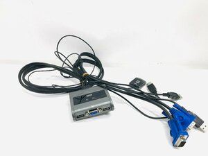 SANWA SUPPLY SW-KVM2UUSN 手元スイッチ付き USB接続 VGA接続 切替 共有 パソコン機器