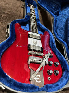 Epiphone 1962 50th Anniversary Crestwood Custom Cherry　中古　ジャンクで