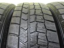 S3768 中古 4本 195/60R16 ダンロップ ウィンターマックス WM02 XT7 6.5J +45 5H 114.3 ガンメタP セレナ ラフェスタ シルフィ ノア VOXY_画像5