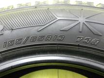 11722 中古 4本 155/65R13 73Q グッドイヤー アイスナビ 6 ICE NAVI バリ山 155 65 13 155-65-13 155/65/13_画像2