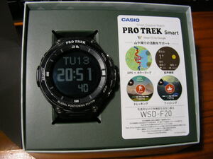 CASIO カシオ プロトレックスマート PROTREK Smart WSD-F20　アウトドアウォッチ カラーGPS スマートフォン