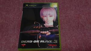 ◎　ＸＢＯＸ　委託品！【ＤＥＡＤ　ＯＲ　ＡＬＩＶＥ　３】箱/説明書/動作保証付/2枚までクイックポストで送料185円