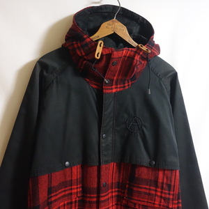 【2007 MOUNTAIN RESEARCH マウンテンリサーチ フーデッド マッキーノ M】MTR-085 ハンティングジャケット Hooded Mackinow