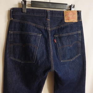 【米国製 リーバイス 66501-0008 501XX 1966年モデル W32】LEVI'S LVC リジットデニム BIG E USA製 復刻 ダブルネーム