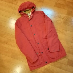 【極美品】バブアー barbour フーデッドコート マウンテンパーカー ナイロン 赤 メンズ M