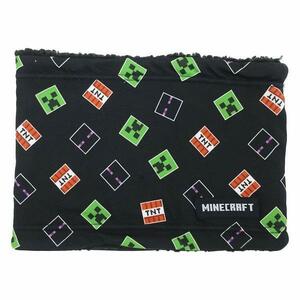 -Minecraft neck warmer muffler total pattern black 