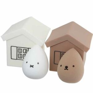  Miffy make-up sponge puff make-up sponge set 3D sponge case attaching 