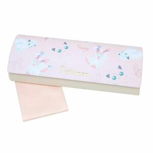  Pokemon glasses case glasses case cleaner Cross attaching pink PK