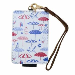  Moomin pass case ticket holder IC card-case total pattern 