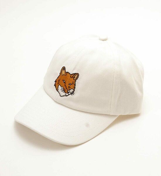 新品・本物 メゾン キツネ MAISON KITSUNE キャップ 帽子 LM06103WW0087 ホワイト