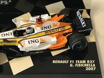 1/43 ミニチャンプス F1 2007 ルノーR27 ジャンカルロ フィジケラ_画像3