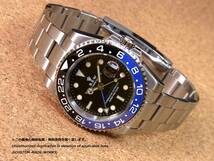 ☆RXW UTC-MASTER GMT／BLACK & BLUE CERAMIC-BEZEL！THE BATMAN！_画像5