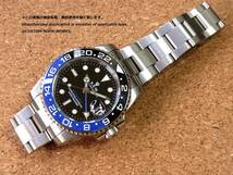 ☆RXW UTC-MASTER GMT／BLACK & BLUE CERAMIC-BEZEL！THE BATMAN！_画像2